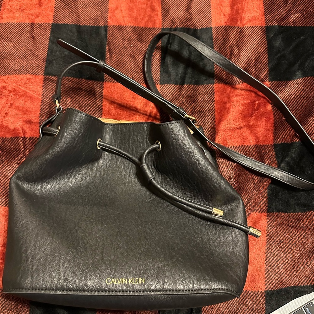 Calvin Klein Drawstring Shoulder Bag